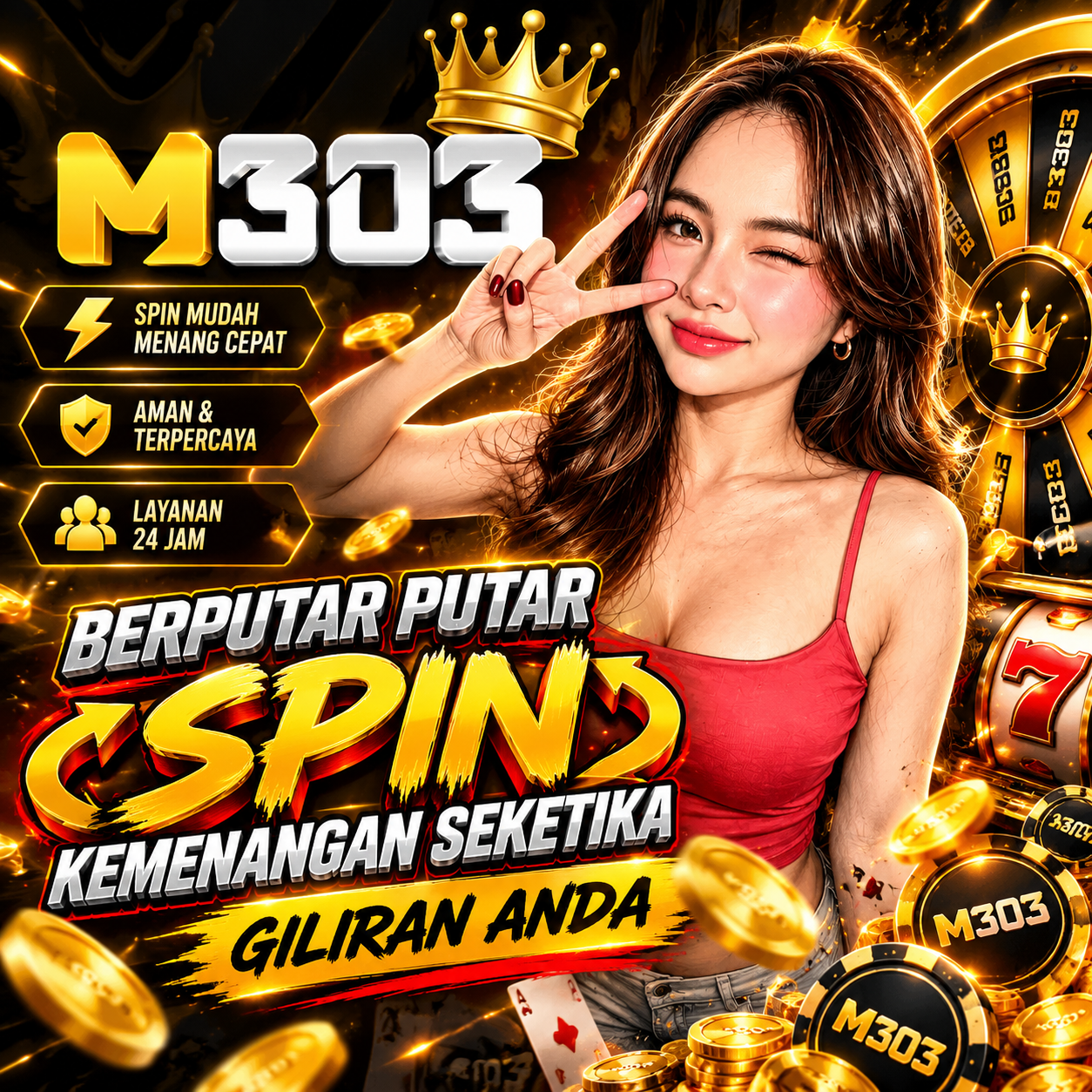 M303 | Berputar Putar Spin Kemenangan Seketika Giliaran Anda